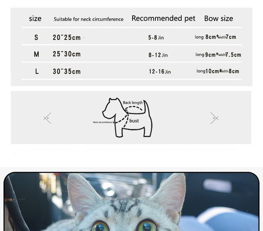 Collar Elegante para Mascotas con Lazo de Denim y Perla - Accesorios Princesa para Gatos y Perros - Image 7