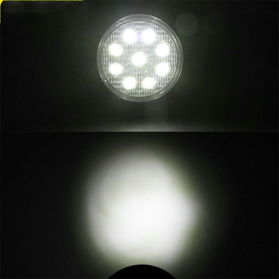 Luz de Trabajo LED Redonda Mini 27W - Faro Auxiliar para Vehículos y Proyectos - Image 8