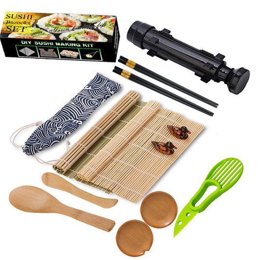 Set Completo de Sushi en Bambú con Cortina Enrollable y Cuchara de Arroz - Image 2