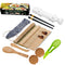 Set Completo de Sushi en Bambú con Cortina Enrollable y Cuchara de Arroz