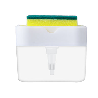 Dispensador de Jabón 2 en 1 con Caddy para Esponja - Dosificación Automática - Image 16