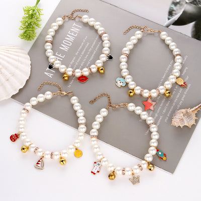Collar para Mascota con Perlas - Diseño Fashionable y Adorable - Image 13