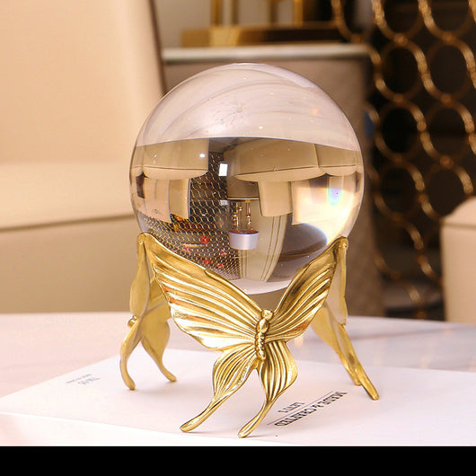 Esfera de Cristal con Acabado Cobre - Decoración Moderna Europea - Image 4