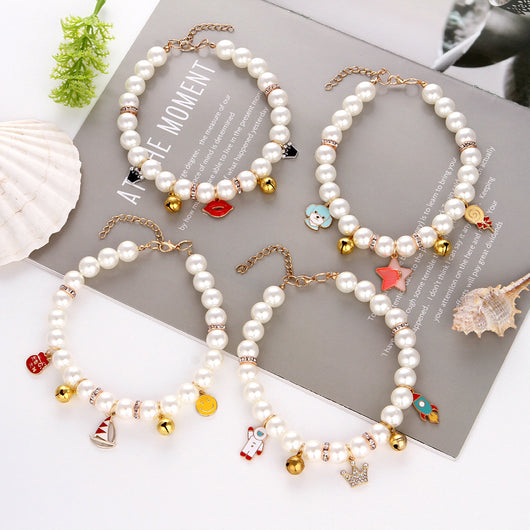 Collar para Mascota con Perlas - Diseño Fashionable y Adorable - Image 6