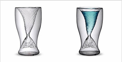 Vaso de Vino Doble Diseño Sirena - Copas Creativas para Whiskey, Cócteles y Bebidas - Image 9