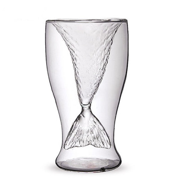 Vaso de Vino Doble Diseño Sirena - Copas Creativas para Whiskey, Cócteles y Bebidas - Image 3