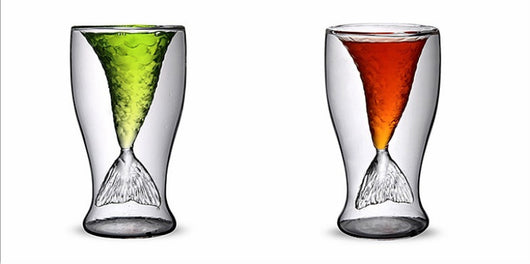 Vaso de Vino Doble Diseño Sirena - Copas Creativas para Whiskey, Cócteles y Bebidas - Image 4