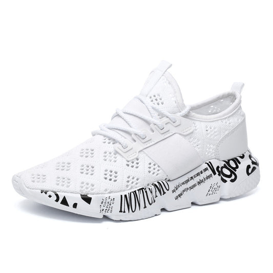 Tenis Respirable Estilo Coreano de Malla Fina Trendy