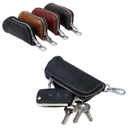 Organizador de Llaves de Auto en Cuero Suave Premium