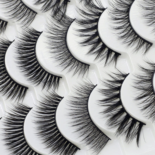 16 Pares de Pestañas Postizas 3D Fibra Química - Naturales y Cómodas para Eventos - Image 10