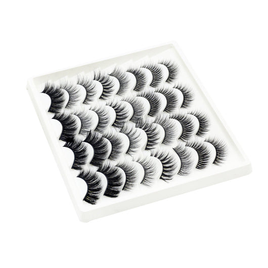 16 Pares de Pestañas Postizas 3D Fibra Química - Naturales y Cómodas para Eventos - Image 2