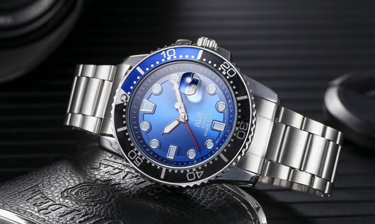 Reloj de Negocios para Hombre Cuarzo Acero Inoxidable Tres Agujas - Image 21