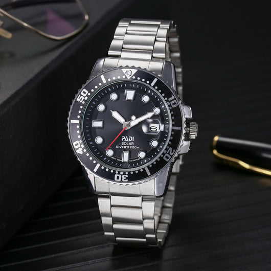 Reloj de Negocios para Hombre Cuarzo Acero Inoxidable Tres Agujas - Image 25