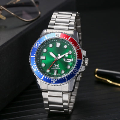 Reloj de Negocios para Hombre Cuarzo Acero Inoxidable Tres Agujas - Image 11