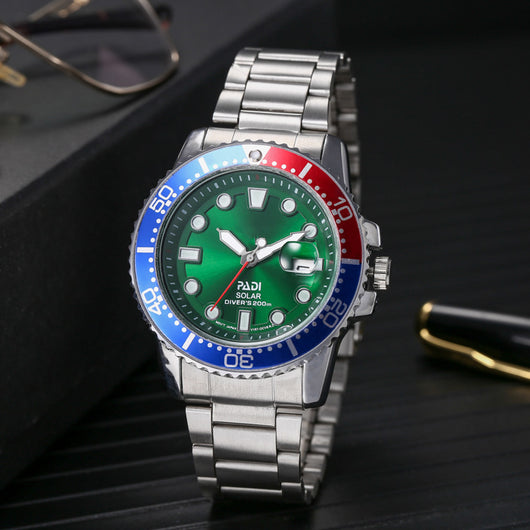 Reloj de Negocios para Hombre Cuarzo Acero Inoxidable Tres Agujas - Image 11