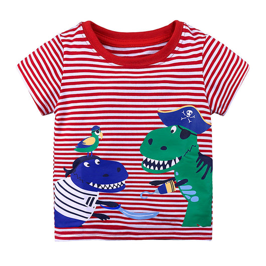Camiseta Infantil de Algodón con Estampado Cartoon - Pack Mayorista - Image 11