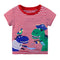 Camiseta Infantil de Algodón con Estampado Cartoon - Pack Mayorista