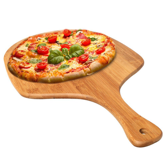 Bandeja para Pizza de Bambú con Asa - Image 5