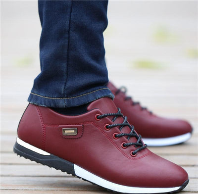 Zapatos Casuales de Cuero para Hombre Estilo Coreano - Image 8