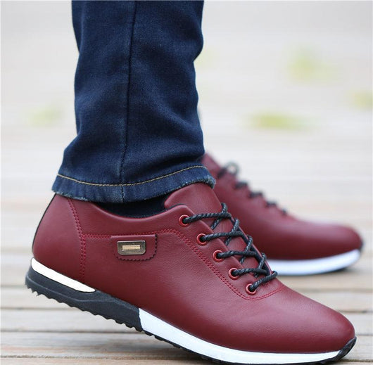 Zapatos Casuales de Cuero para Hombre Estilo Coreano - Image 8