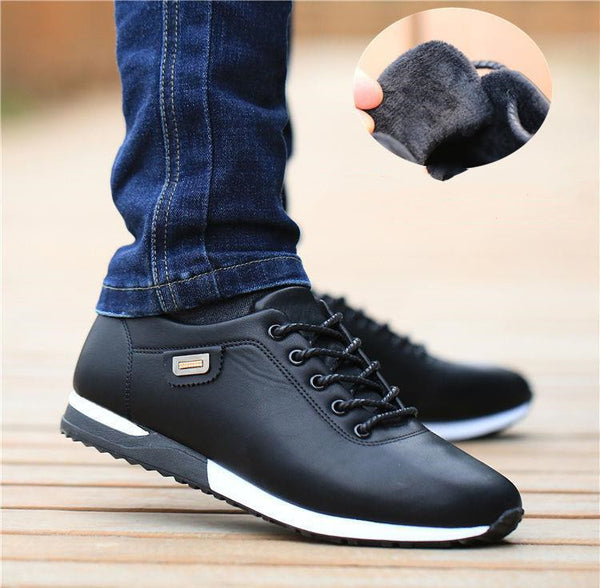 Zapatos Casuales de Cuero para Hombre Estilo Coreano