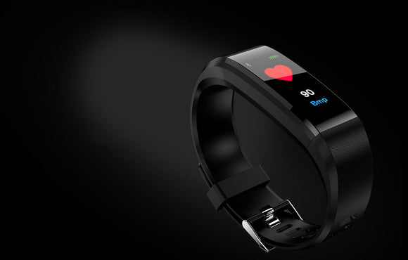 Pulsera Inteligente 115Plus con Pantalla a Color - Monitor de Frecuencia Cardíaca y Podómetro