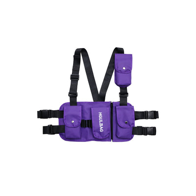 Chaleco Táctico Funcional con Múltiples Bolsillos y Bolsa de Pecho - Image 9