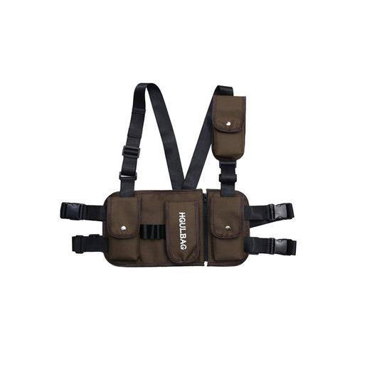 Chaleco Táctico Funcional con Múltiples Bolsillos y Bolsa de Pecho - Image 3