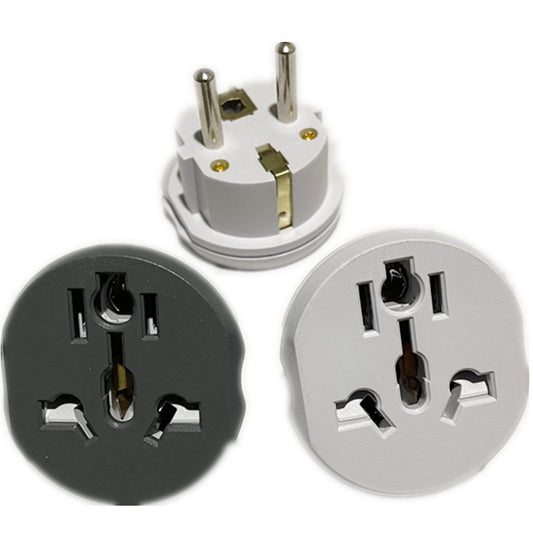 Adaptador de Corriente Multiesándar 16A - Enchufe Alemán a Europeo, Francés y Coreano