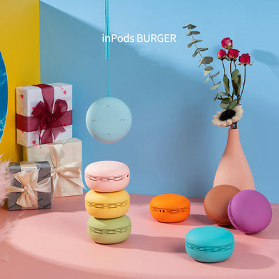 Parlante Bluetooth TWS Macaron Mini con Subwoofer Portátil - Image 25