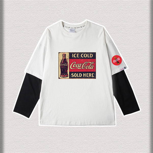 Sudadera Oversized Tide Street Wear - Diseño Capas con Forro Polar