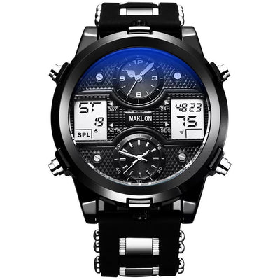 Reloj Deportivo Militar Dual Display Sumergible Multifunción con Movimiento Dual - Image 12