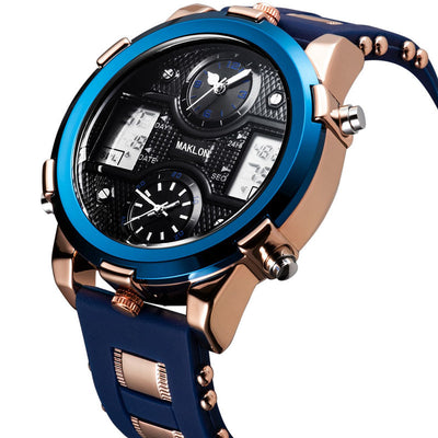 Reloj Deportivo Militar Dual Display Sumergible Multifunción con Movimiento Dual - Image 10