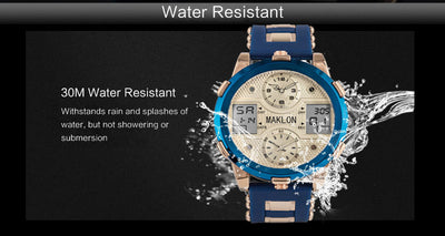 Reloj Deportivo Militar Dual Display Sumergible Multifunción con Movimiento Dual - Image 13