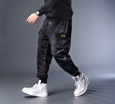 Pantalones Tácticos Camuflaje Gris con Bolsillos Laterales - Image 8