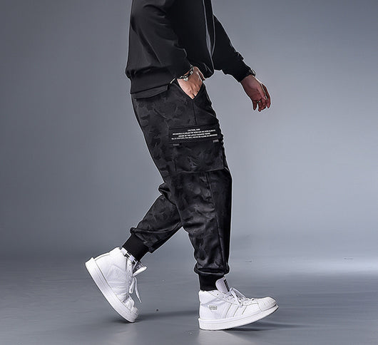 Pantalones Tácticos Camuflaje Gris con Bolsillos Laterales - Image 10
