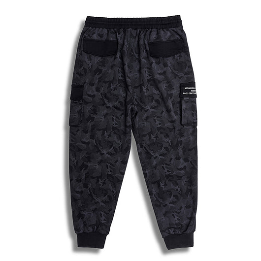Pantalones Tácticos Camuflaje Gris con Bolsillos Laterales - Image 11