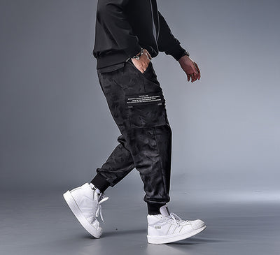 Pantalones Tácticos Camuflaje Gris con Bolsillos Laterales - Image 6