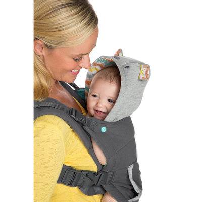 Cargador de Bebé 4 en 1 Ergonómico Doble Hombro con Babero Absorbente - Image 4
