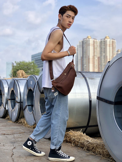 Bolsa Mensajero de Cuero Premium para Hombre - Bandolera Casual y Profesional - Image 3