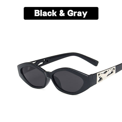 Gafas de Sol Retro Polígonales Diseñador para Mujer con Decoración Felino UV400 - Image 14