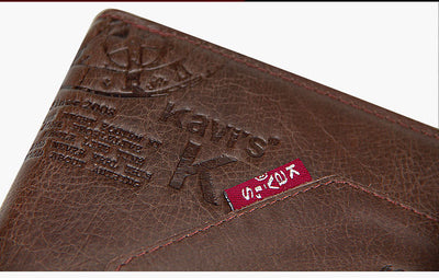 Billetera Hombre Cuero Crazy Horse con Cremallera - Bolsa Retro de Gran Capacidad - Image 11
