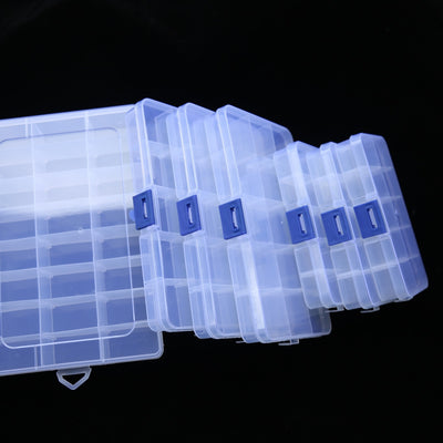 Organizador de Joyas Transparente 24 Compartimentos Ajustables Portátil - Image 2
