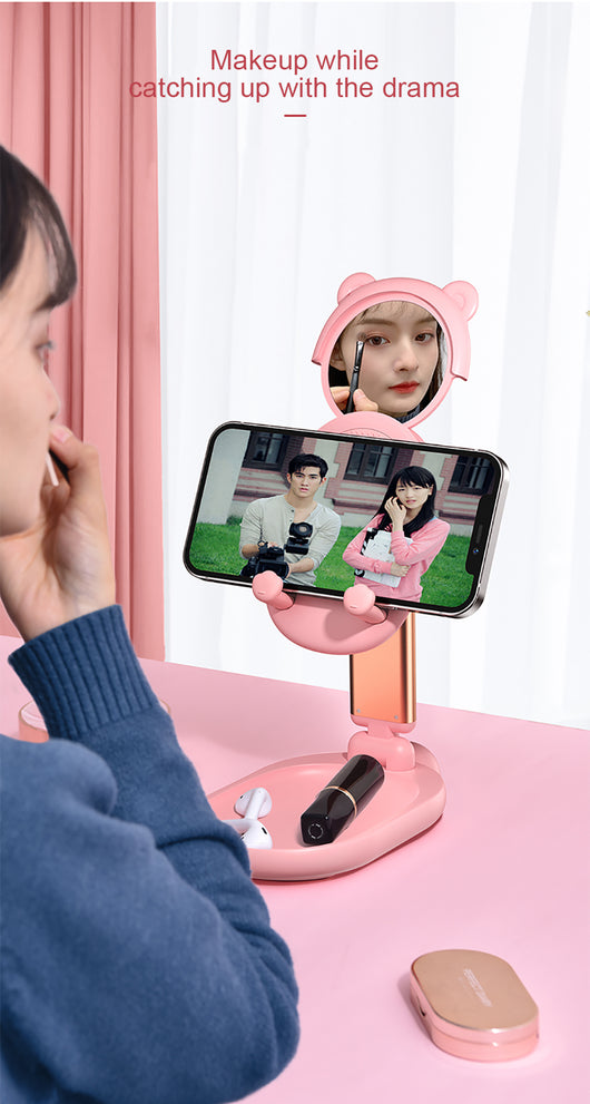 Soporte Ajustable para iPhone e iPad con Espejo - Compatible con Apple - Image 10