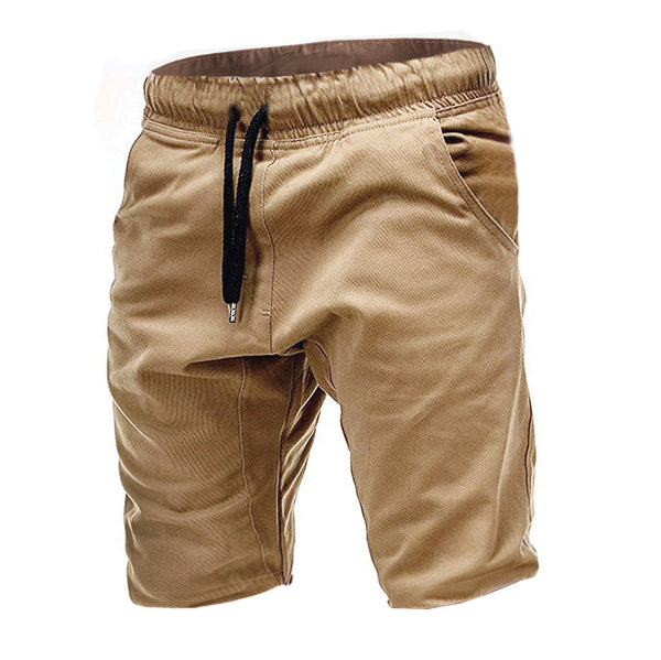 Shorts Casuales Lisos para Hombre con Cintura Ajustable - Image 3