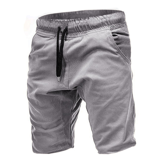Shorts Casuales Lisos para Hombre con Cintura Ajustable - Image 2
