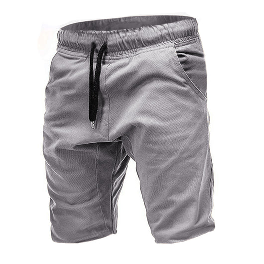 Shorts Casuales Lisos para Hombre con Cintura Ajustable - Image 2