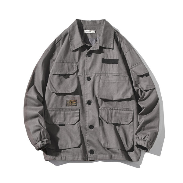 Chaqueta de Trabajo Multi-Bolsillos para Hombre - Image 4