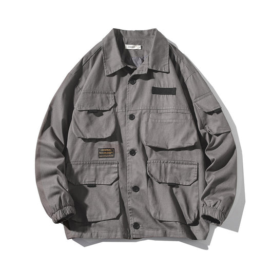 Chaqueta de Trabajo Multi-Bolsillos para Hombre - Image 4