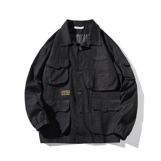 Chaqueta de Trabajo Multi-Bolsillos para Hombre